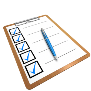checklist 1622517 1920 300x300 - Passo a Passo para começar a estudar para Concurso Público